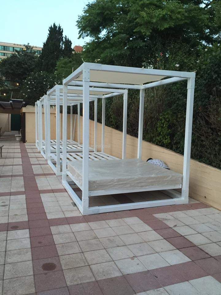 קאבנה דגם "כרמל" מיטת שיזוף זוגית ענקית קאבנה דגם "כרמל" מיטת שיזוף זוגית ענקית