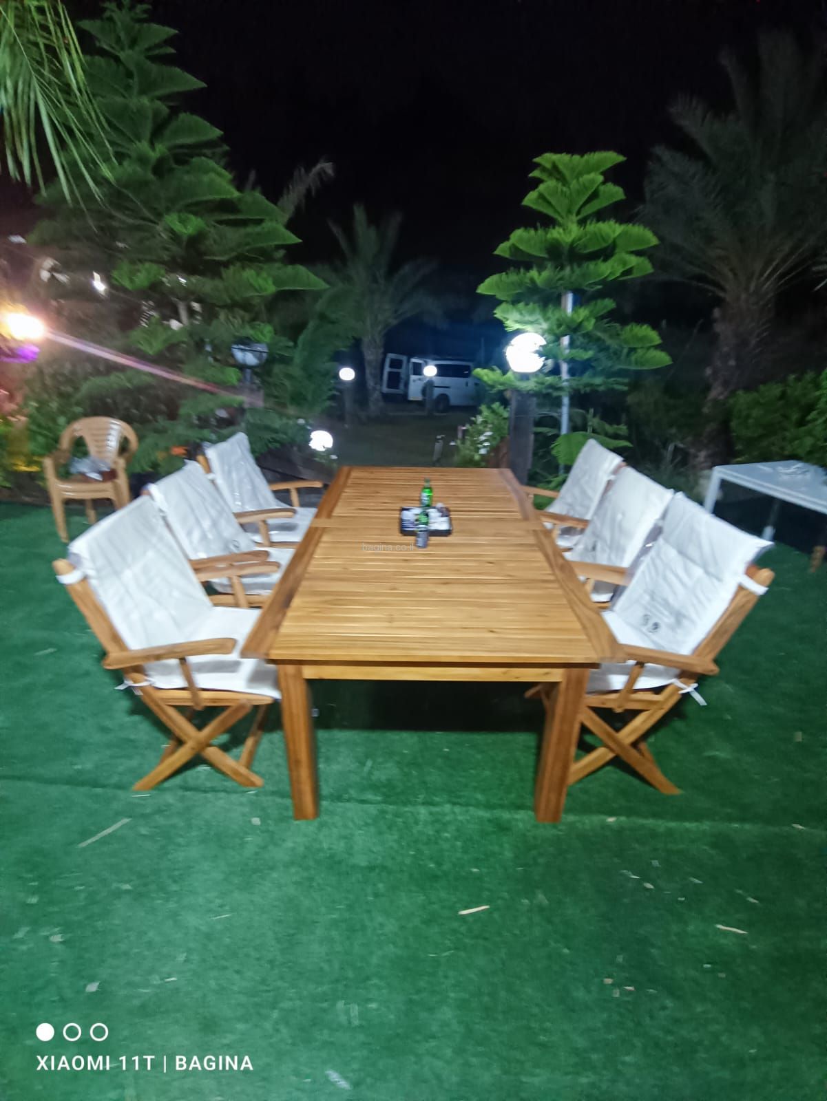 מערכת אוכל מעץ "אלבאמה" + 6 כיסאות מערכת אוכל מעץ "אלבאמה" + 6 כיסאות