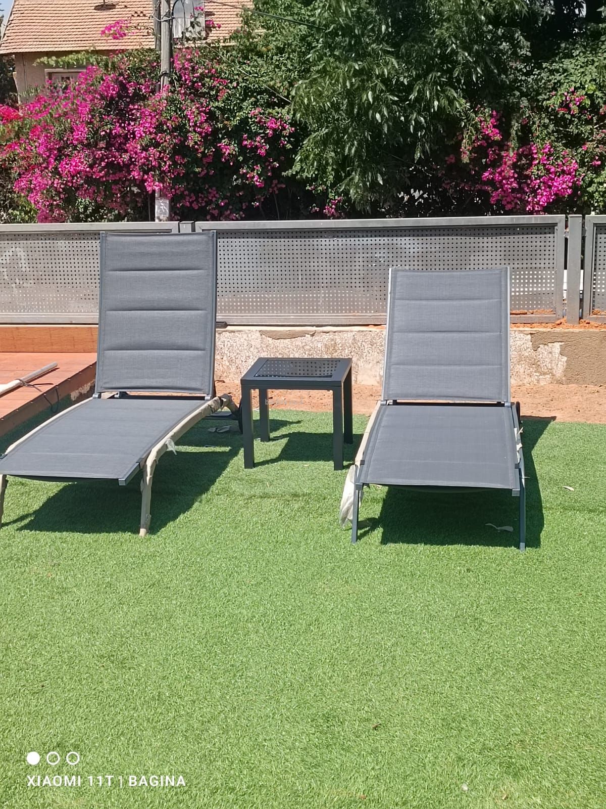 מיטת שיזוף עם גלגלים דגם SUNSET מיטת שיזוף עם גלגלים דגם SUNSET