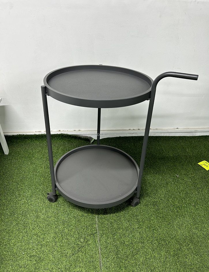 עגלת שירות עגולה מאלומיניום עגלת שירות עגולה מאלומיניום