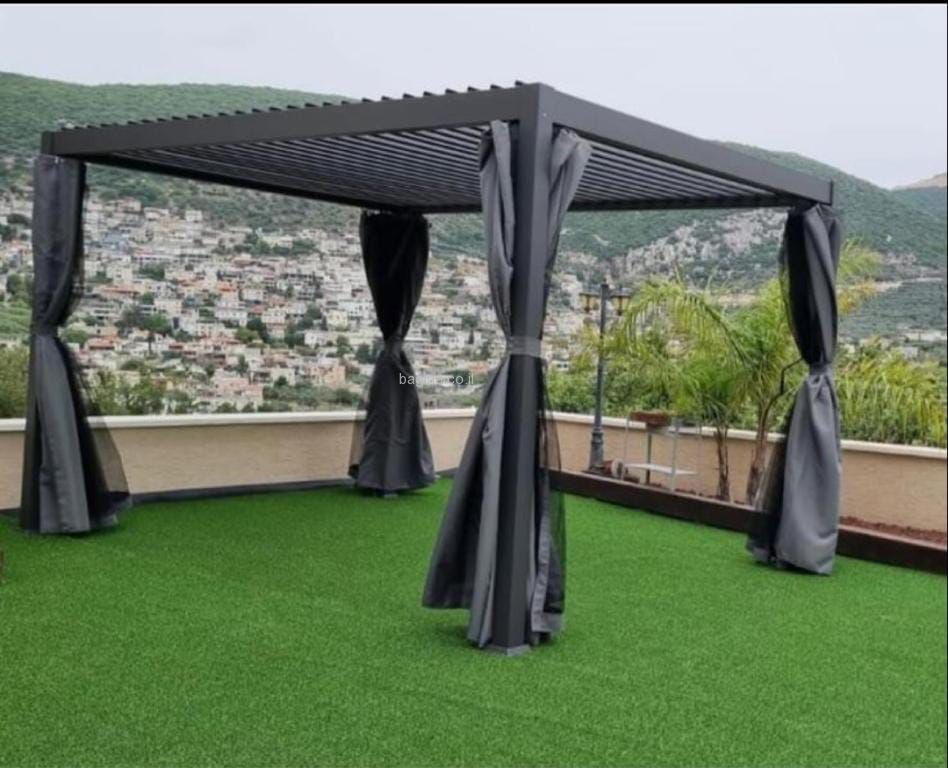 פרגולה 3X3 אפור עכבר טייוואן פרגולה 3X3 אפור עכבר טייוואן