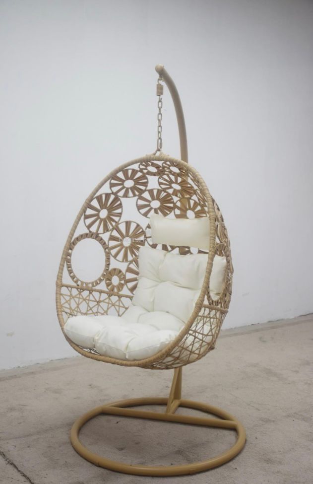 ערסל יחיד דמוי ראטן בעיצוב פרחוני ערסל יחיד דמוי ראטן בעיצוב פרחוני